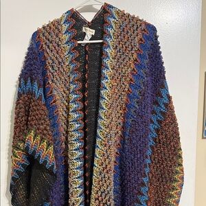 Missoni Multicolor Zigzag Knit Cardigan